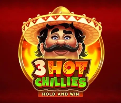 Slots logo of 3 Hot Chillies from 3 Oaks Gaming at Betmatch